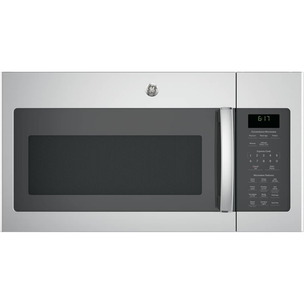 GE - 1.7 Cu. Ft. Over-the-Range Microwave with Convenience Cooking Controls - Stainless Steel product image
