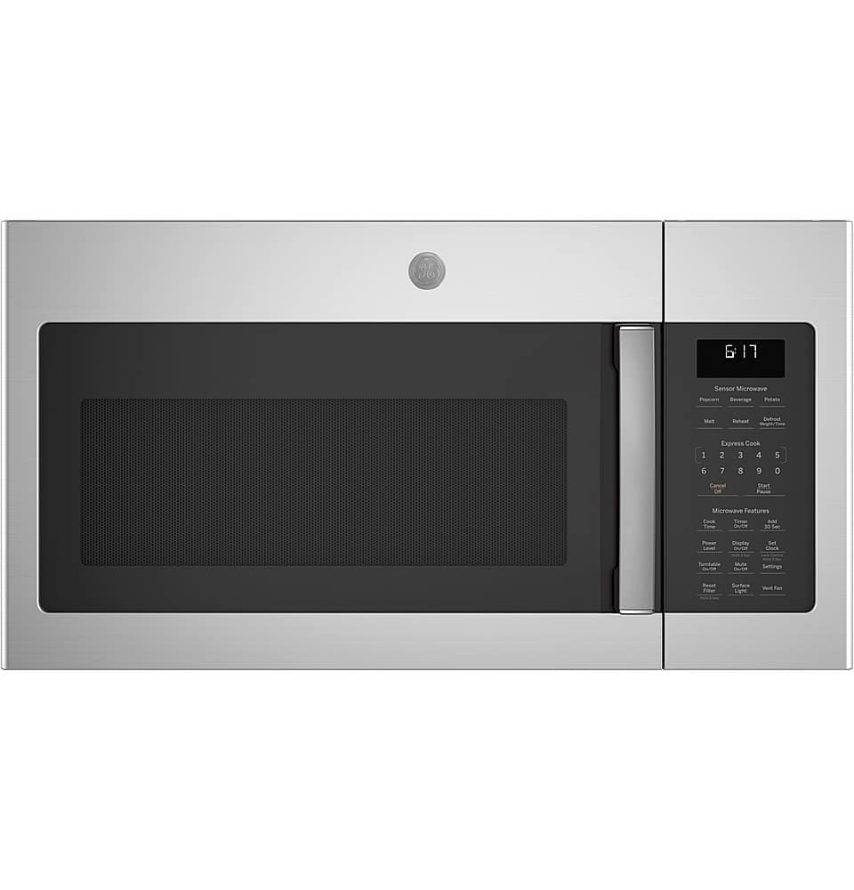 GE - 1.7 Cu. Ft. Over-the-Range Microwave with Sensor Cooking and Defrost - Stainless Steel product image
