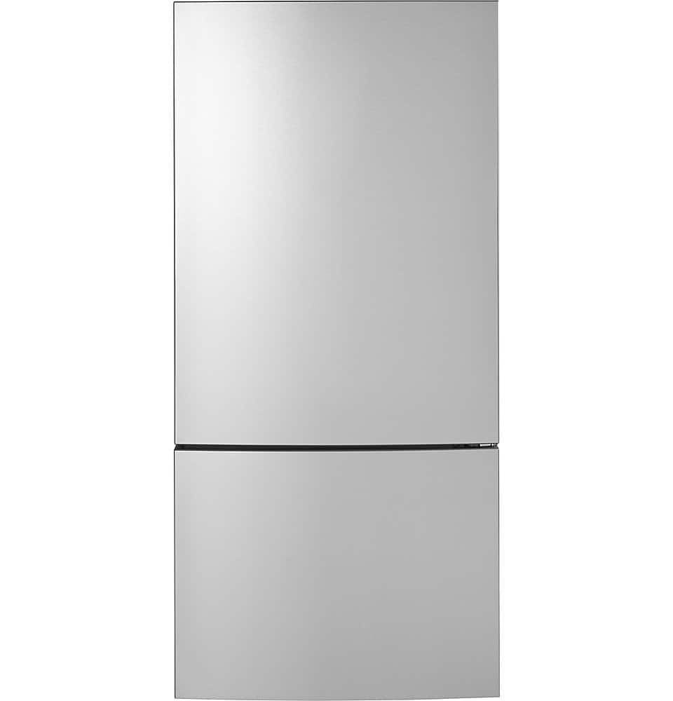 GE - 17.7 Cu. Ft. Bottom-Freezer Refrigerator with ENERGY STAR Certification - Stainless Steel product image