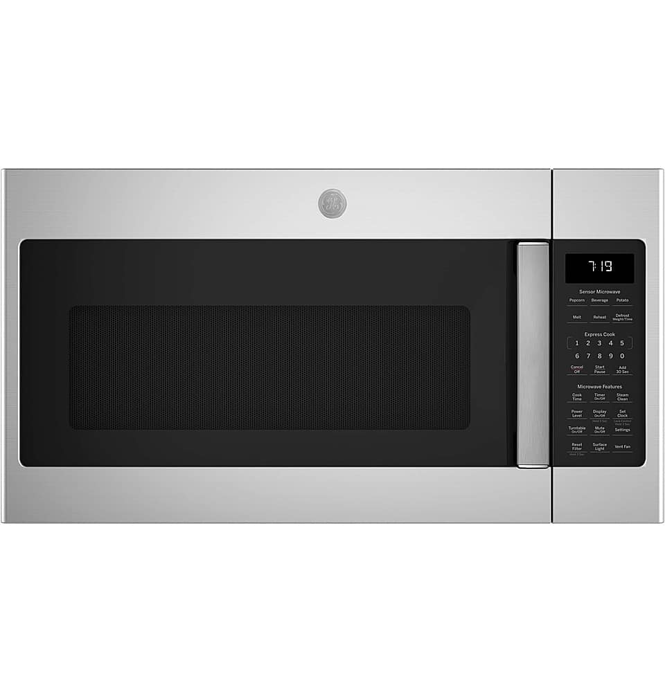 GE - 1.9 Cu. Ct. Over-the-Range Microwave with Sensor Cooking and Steam Cleaning - Stainless Steel product image