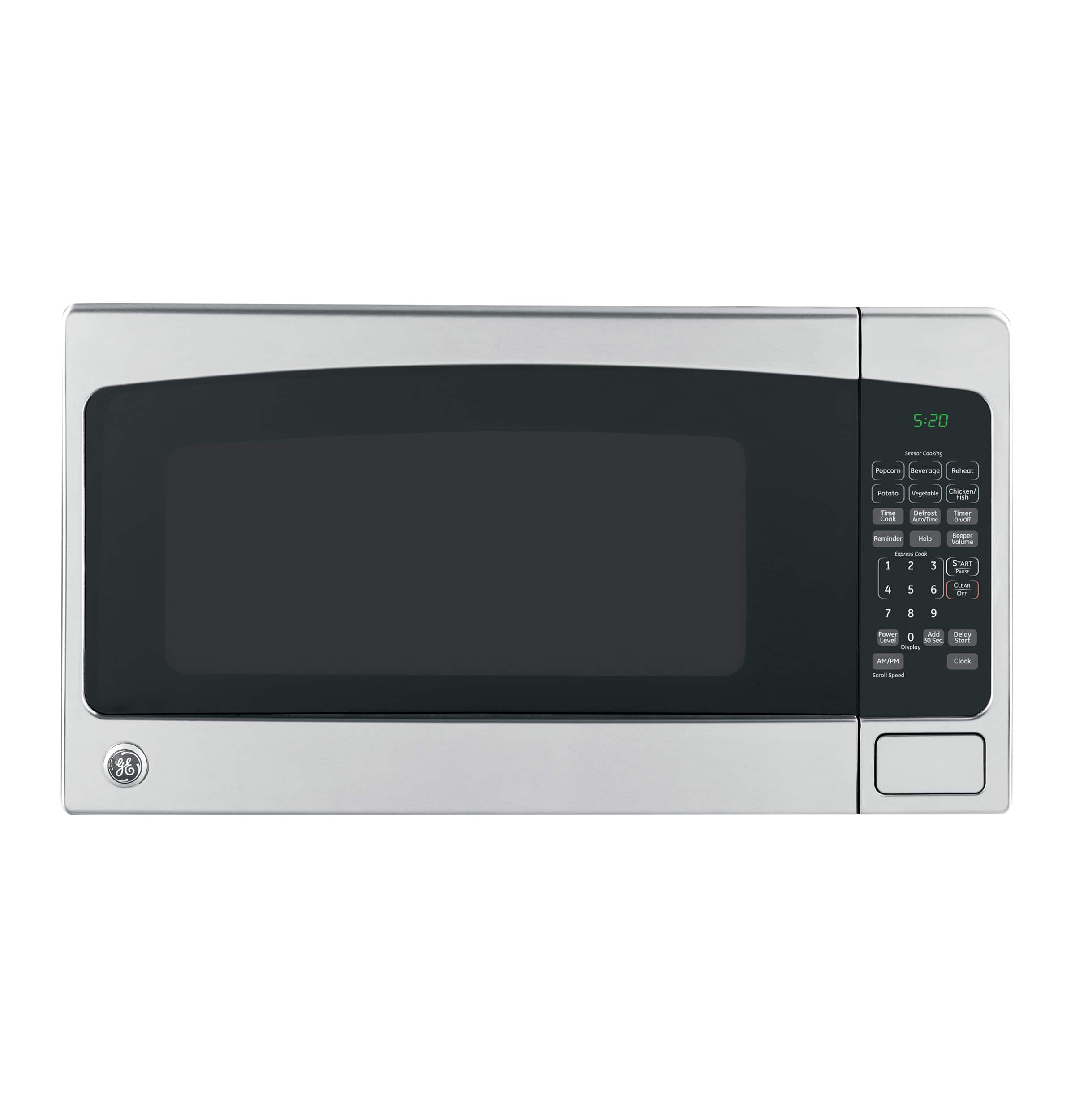 GE - 2.0 Cu. Ft. Countertop Microwave with Sensor Cooking and Defrost - Stainless Steel product image