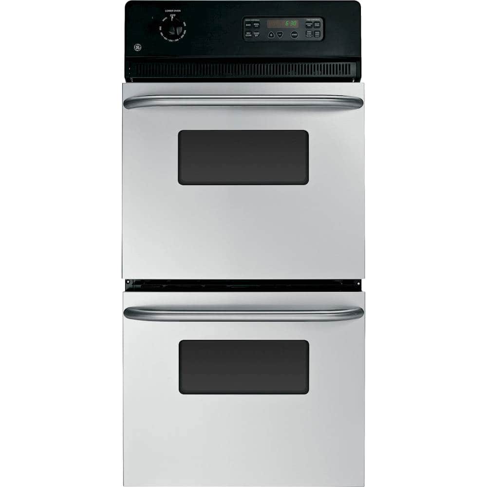 GE - 24" Built-In Double Electric Wall Oven - Stainless Steel product image