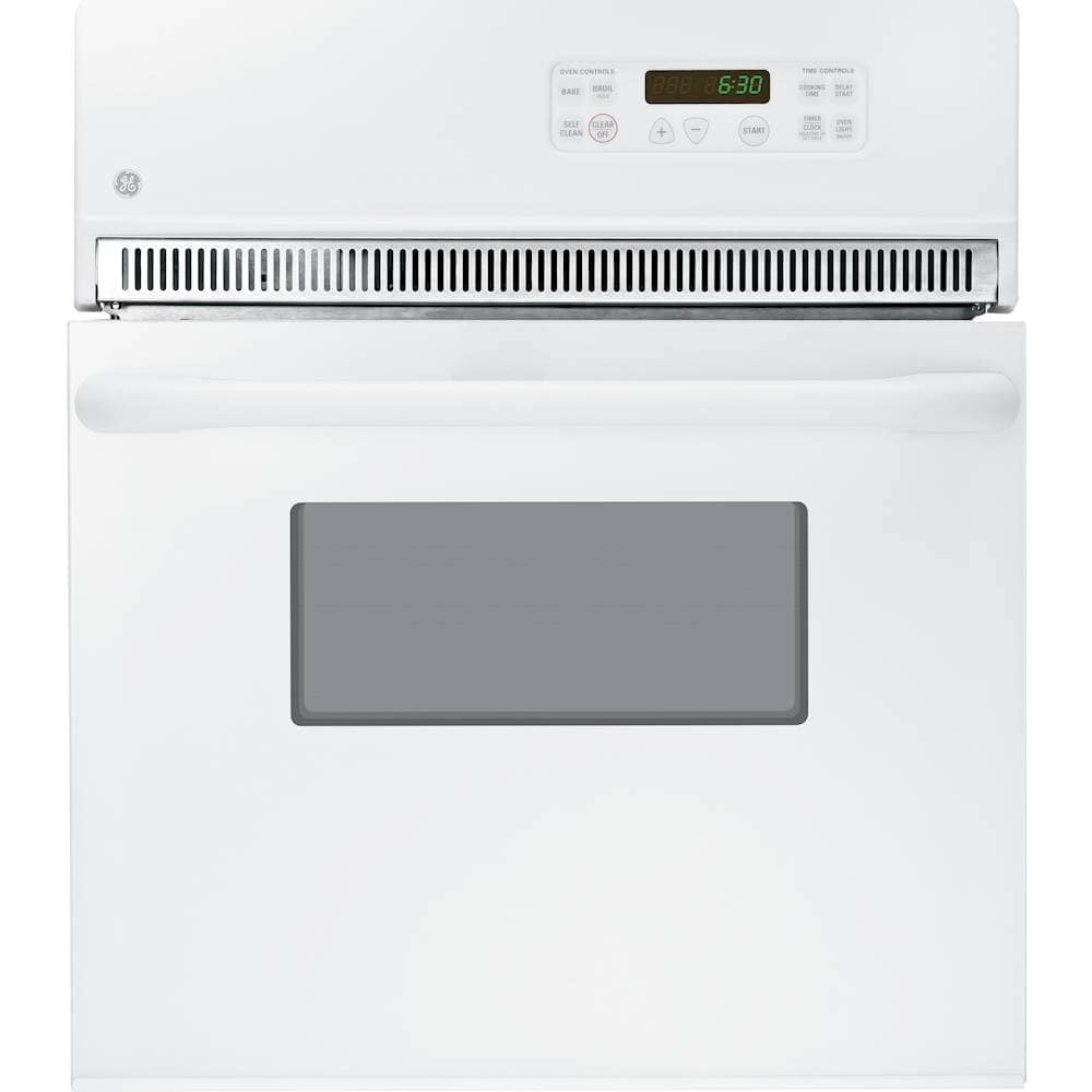 GE - 24" Built-In Single Electric Wall Oven - White on White product image