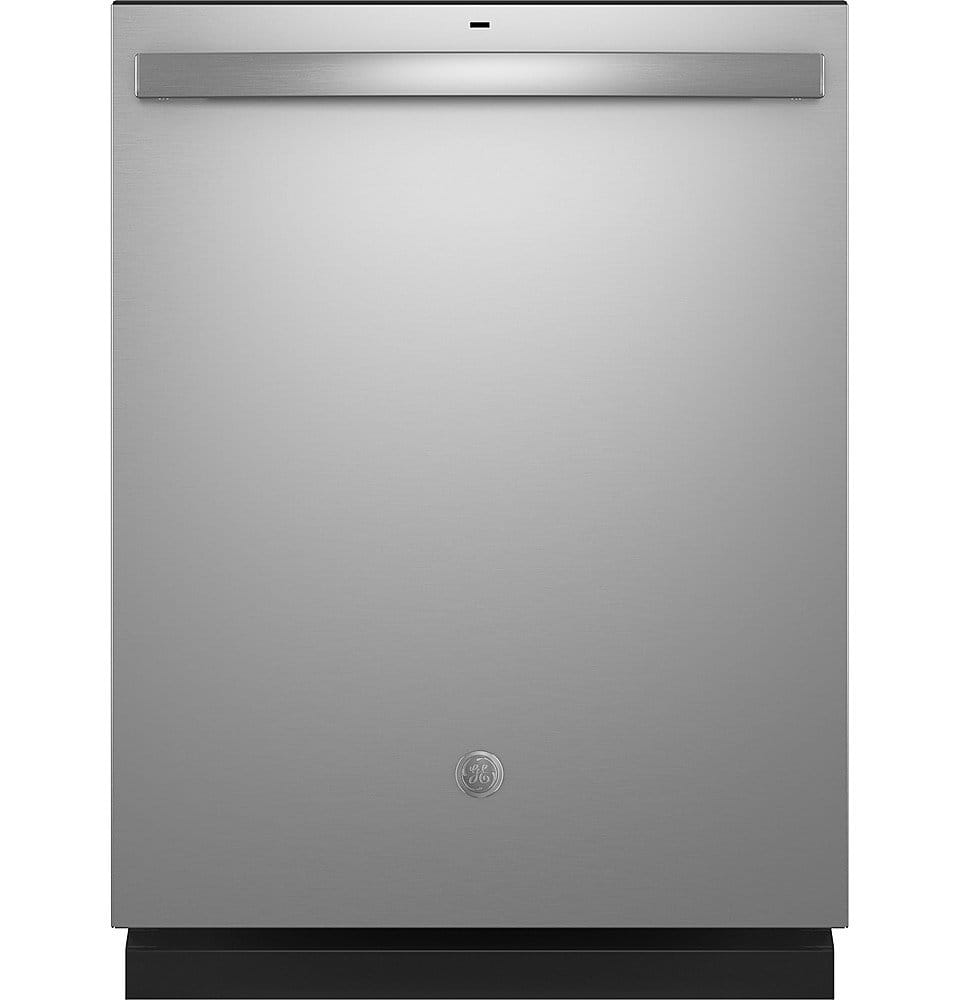 GE - 24" Top Control Built-In Plastic Tub Dishwasher with 3rd Rack, Sanitize Cycle and 50 dBA - Stainless Steel product image