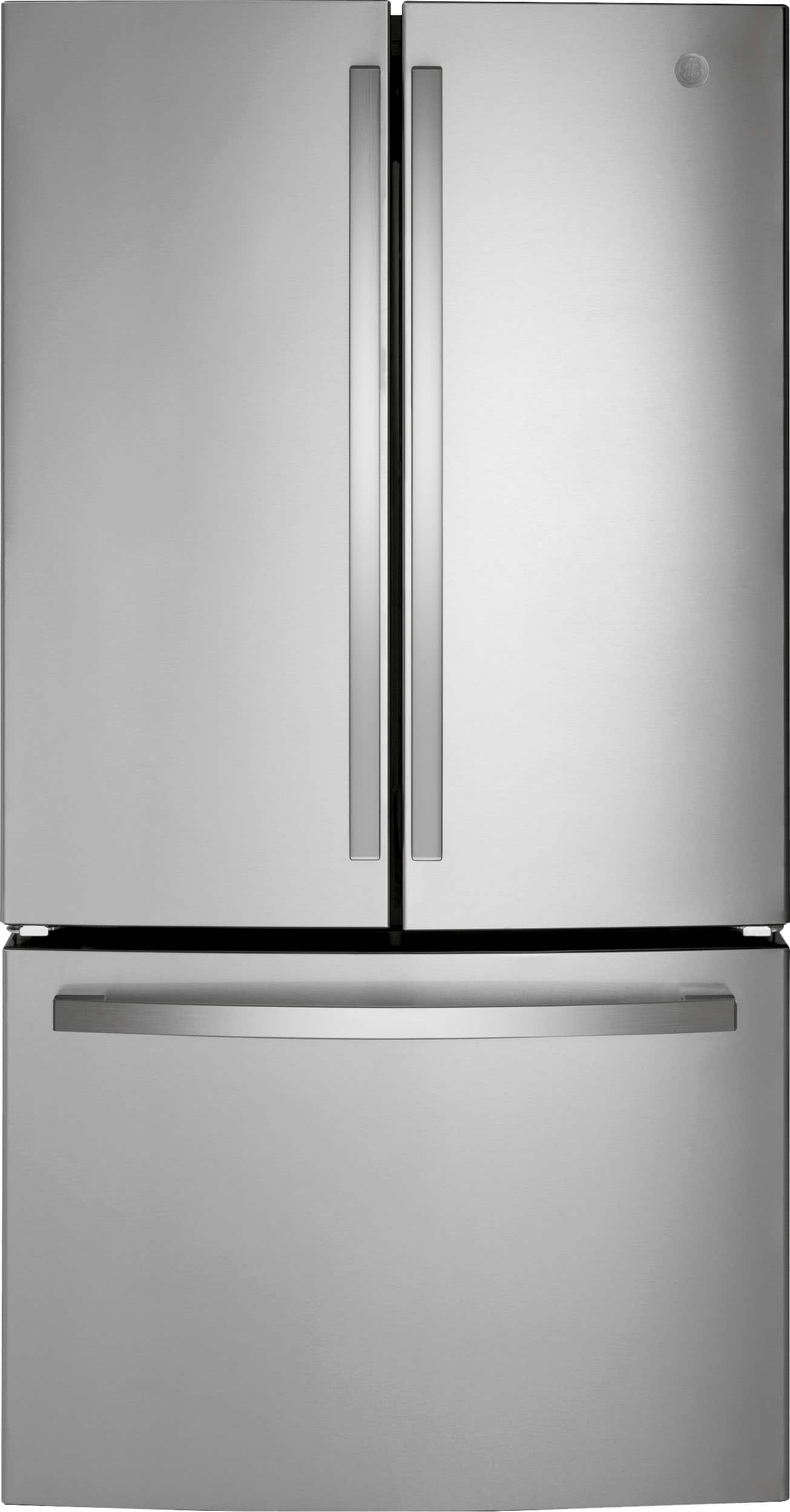 GE - 27.0 Cu. Ft. French Door Refrigerator with Internal Water Dispenser - Stainless Steel product image
