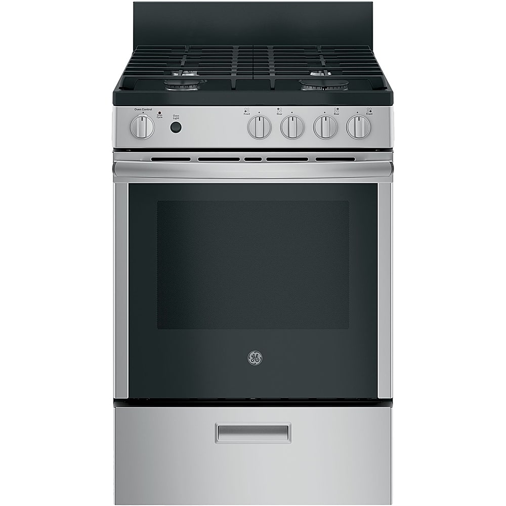 GE - 2.9 Cu. Ft. Freestanding Gas Range - Stainless Steel product image