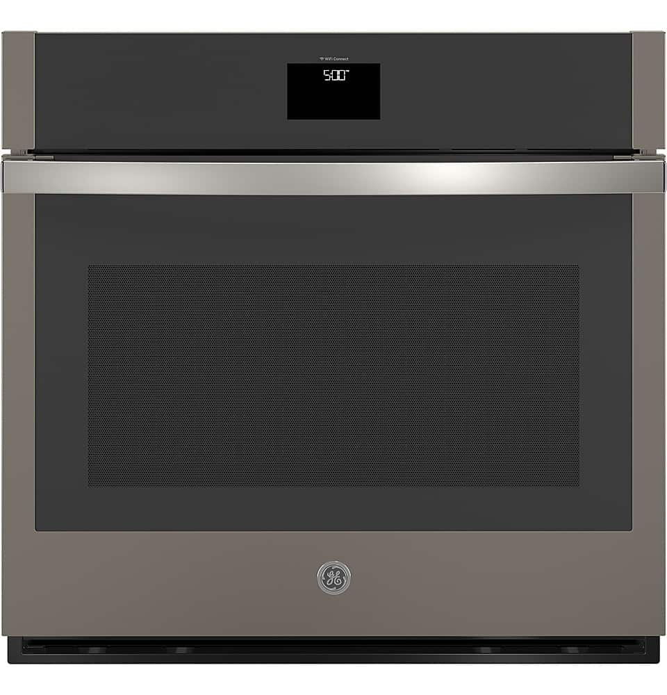 GE - 30" Built-In Single Electric Convection Wall Oven with No Preheat Air Fry - Black product image