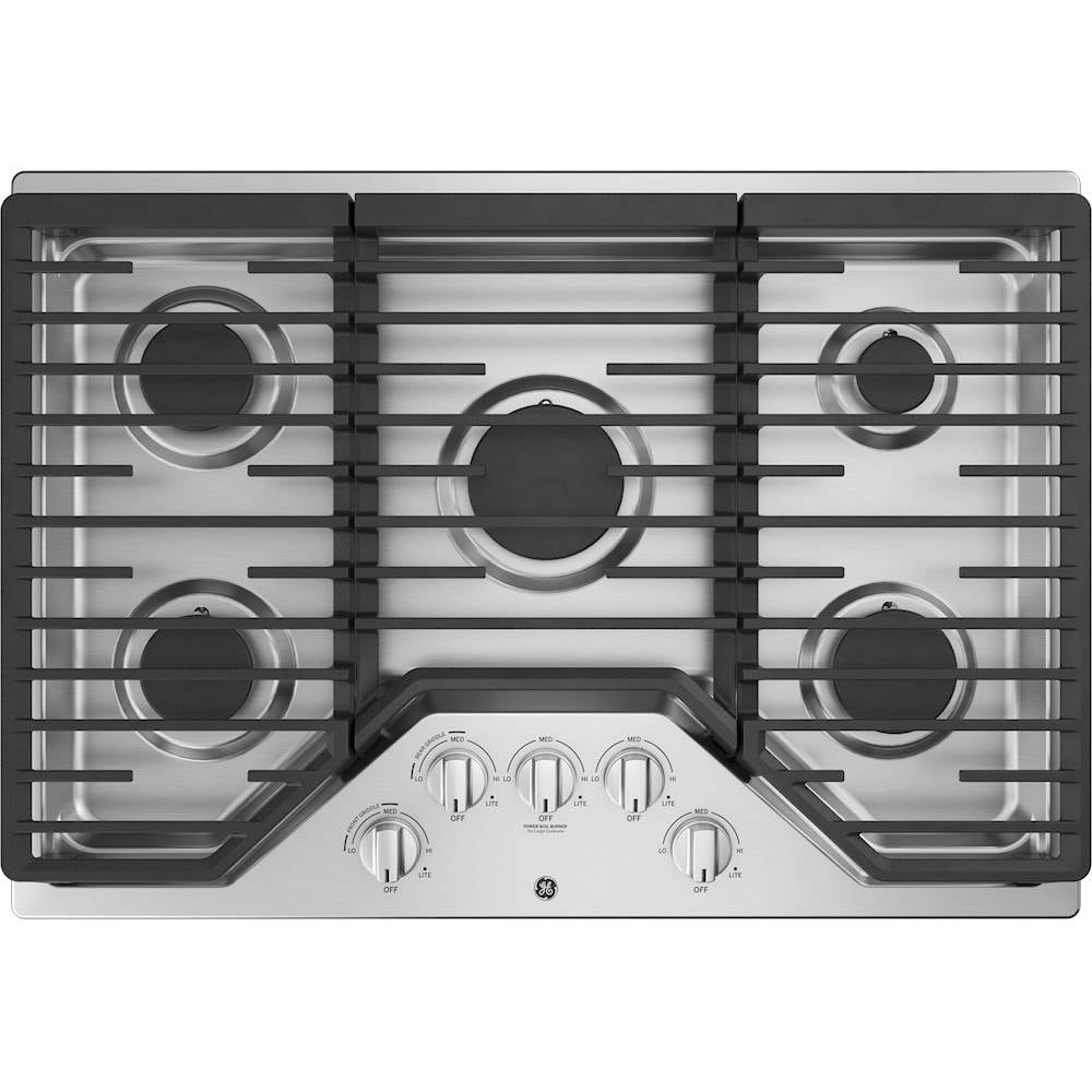 GE - 30" Gas Cooktop - Stainless Steel product image