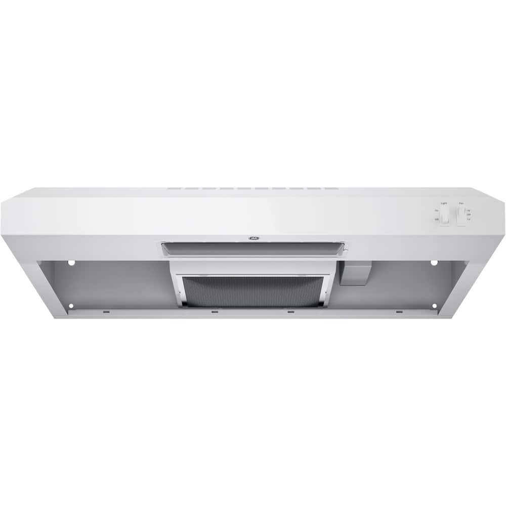 GE - 30 inches - Convertible - Under cabinet Range Hood - White product image