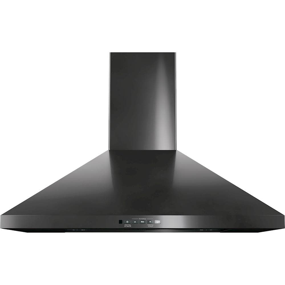 GE - 30 inches - Convertible - Wall Range Hood - Black Stainless Steel product image