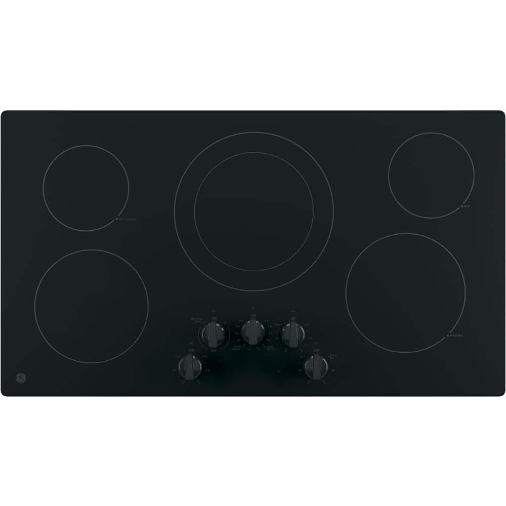 GE - 36" Built-In Electric Cooktop - Black product image