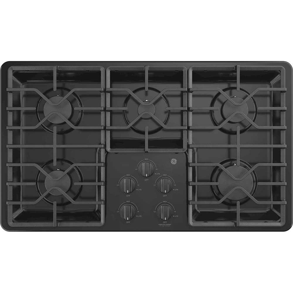 GE - 36" Built-In Gas Cooktop - Black product image
