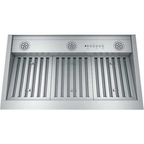 GE - 36 inches - Externally Vented & Recirculating - Range Hood Insert - Stainless Steel product image