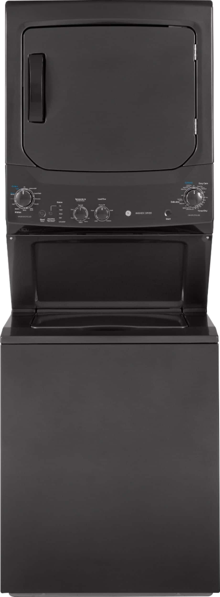 GE - 3.8 Cu. Ft. Top Load Washer and 5.9 Cu. Ft. Electric Dryer Laundry Center - Diamond Gray product image
