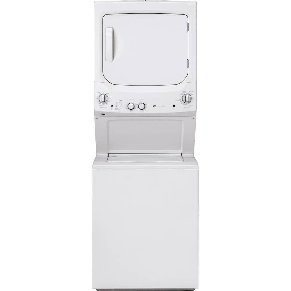 GE - 3.8 Cu. Ft. Top Load Washer and 5.9 Cu. Ft. Gas Dryer Laundry Center - White product image