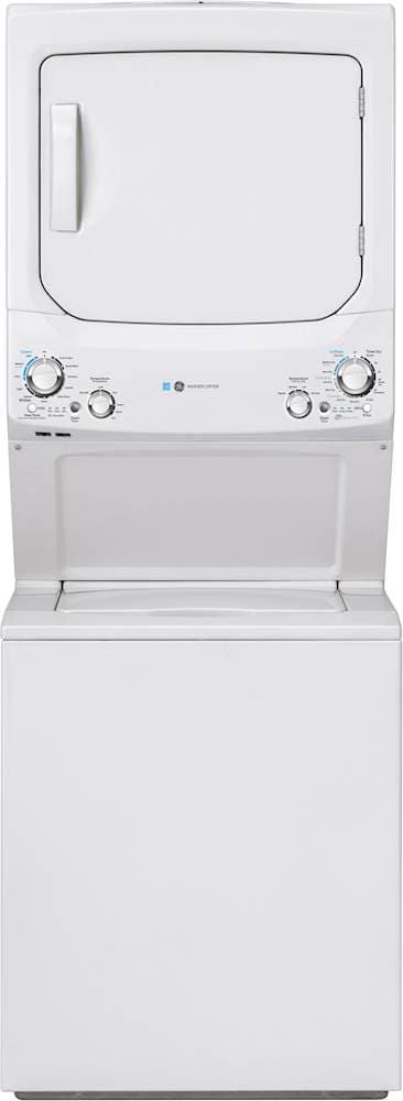 GE - 3.9 Cu. Ft. Top Load Washer and 5.9 Cu.Ft Gas Dryer Laundry Center with ENERGY STAR - White product image