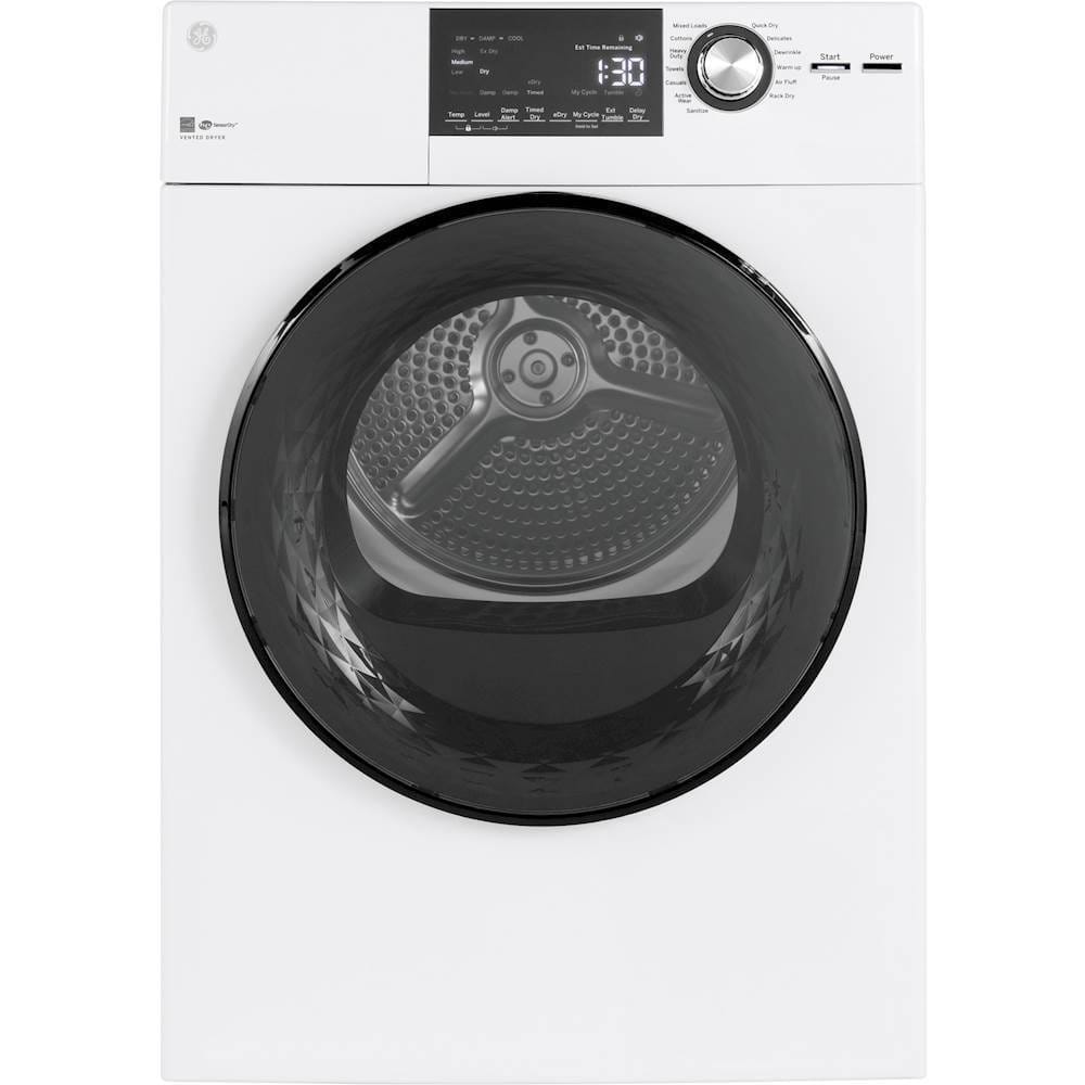 GE - 4.3 Cu. Ft. Stackable 14-Cycle Electric Dryer - White product image