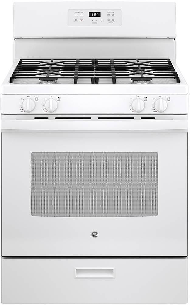 GE - 4.8 Cu. Ft. Freestanding Gas Range - White product image