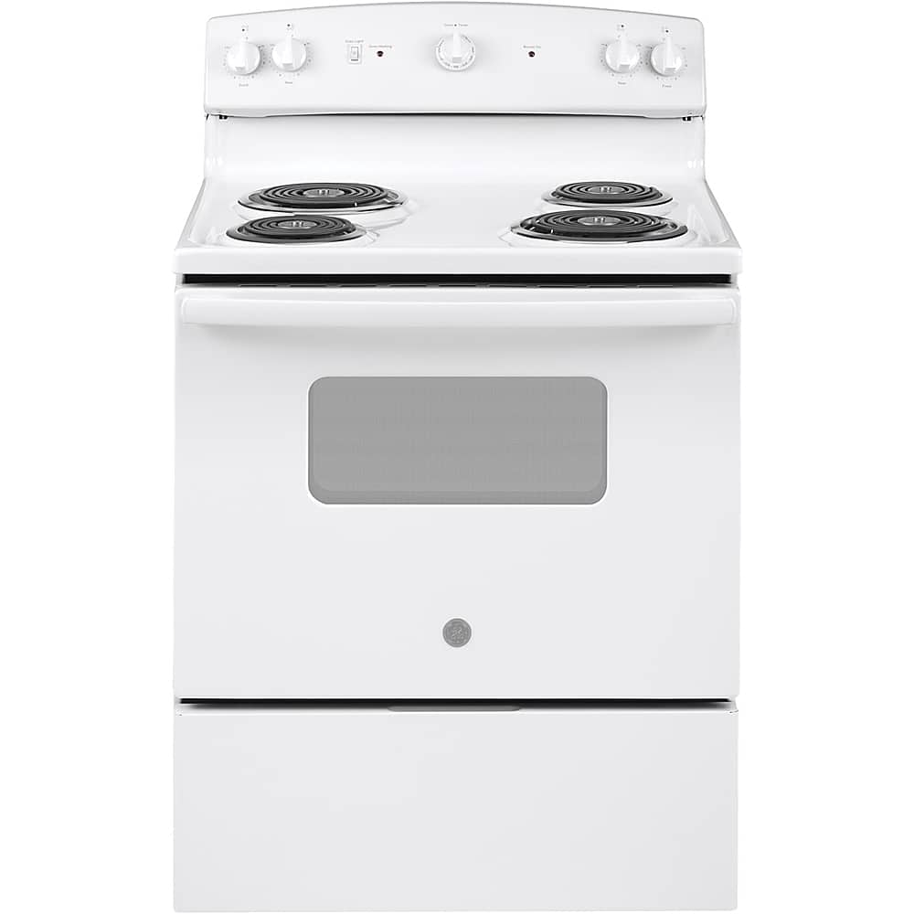 GE - 5.0 Cu. Ft. Freestanding Electric Range - White product image