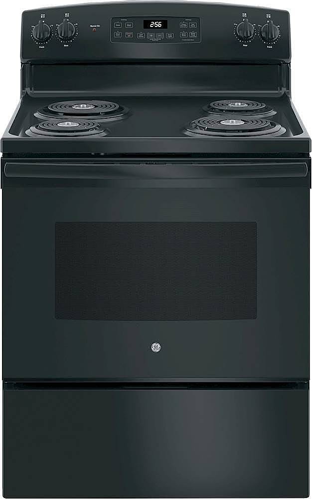 GE - 5.0 Cu. Ft. Self-Cleaning Freestanding Electric Range - Black product image