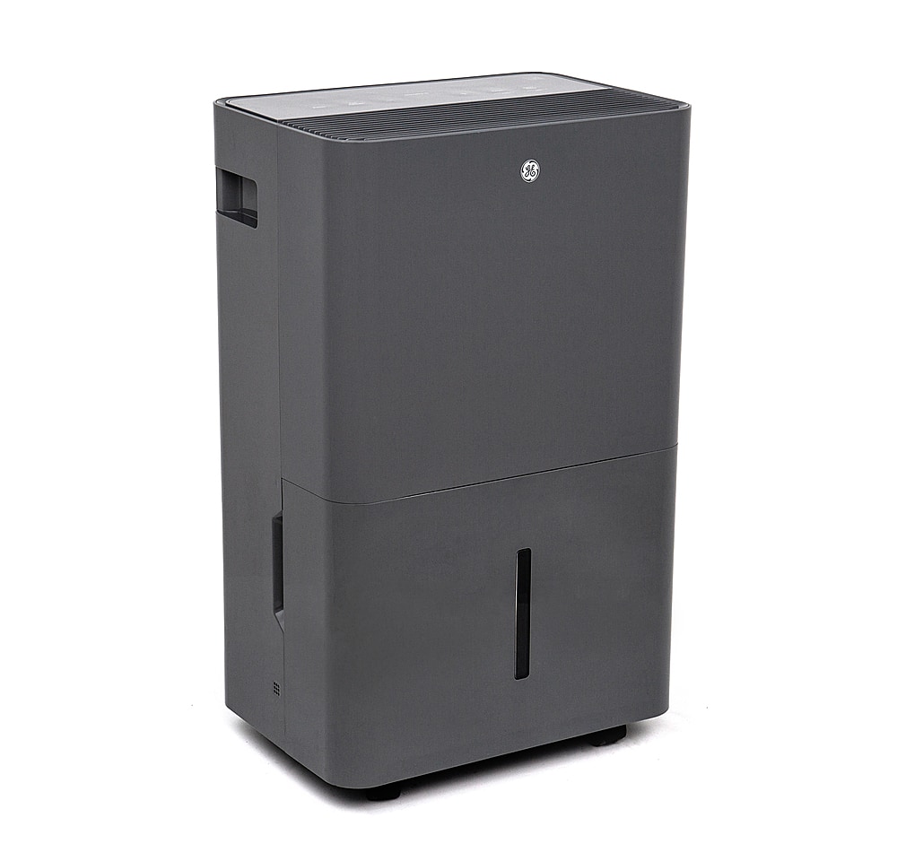 GE - 50-Pint Energy Star Portable Dehumidifier with Built-In Pump - Gray product image