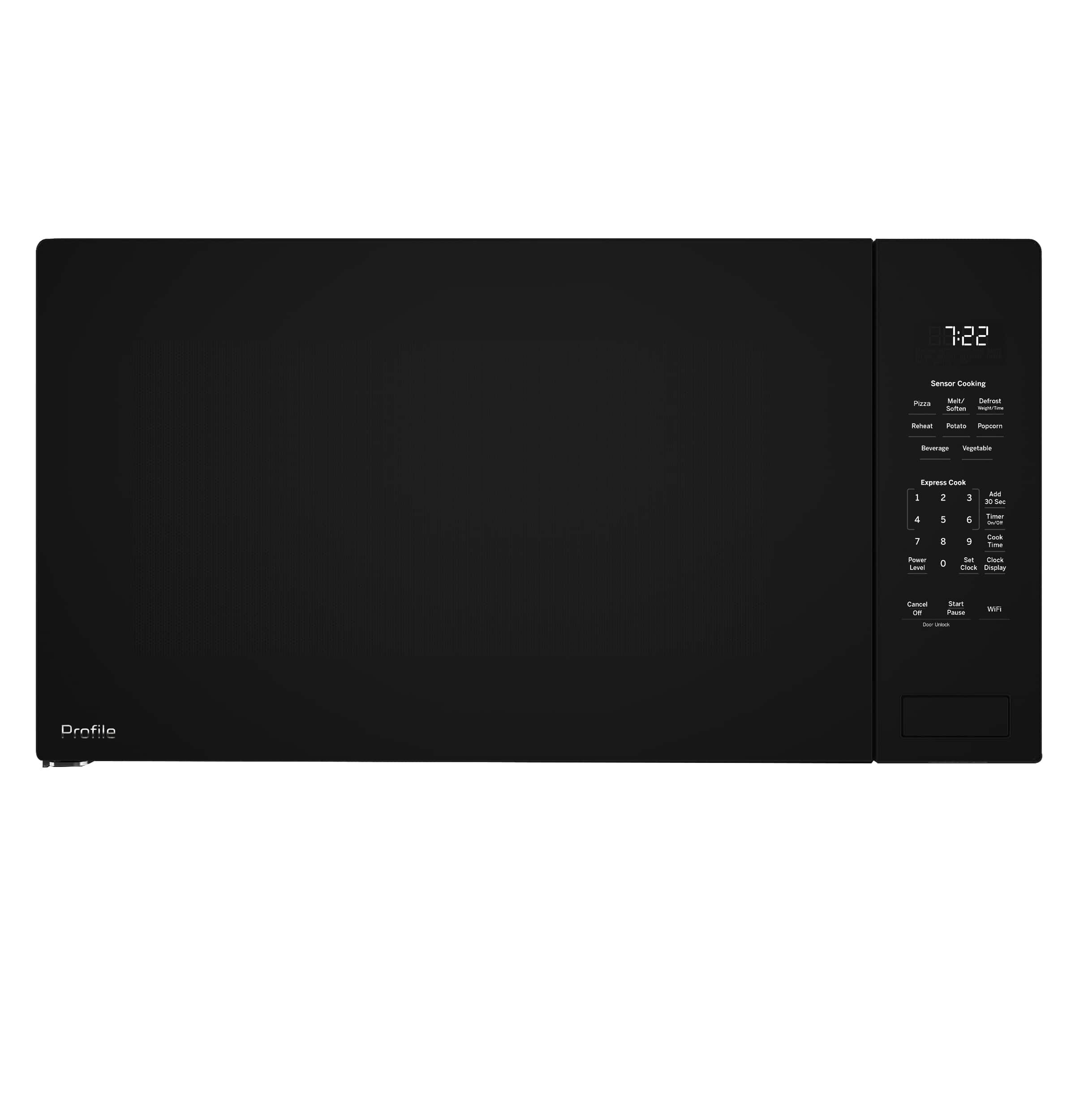 GE Profile - 2.2 Cu. Ft. Built-In Microwave with Sensor Cooking and Glass Touch Controls - Black product image