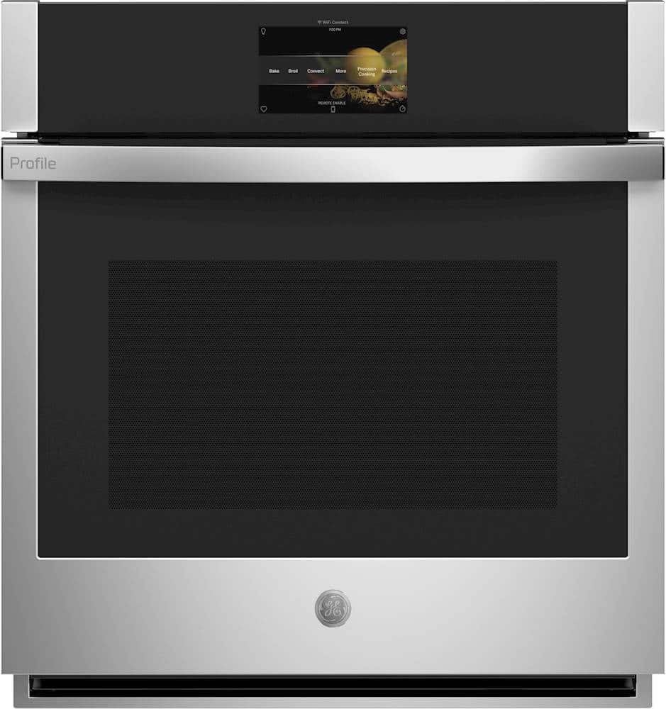 GE Profile - 27" Built-In Single Electric Convection Wall Oven - Stainless Steel product image
