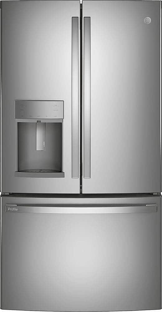 GE Profile - 27.7 Cu. Ft. French-Door Refrigerator with Hands-Free AutoFill - Stainless Steel product image