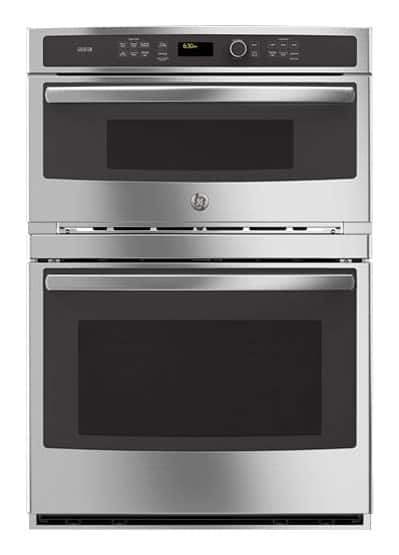 GE Profile - 30" Built-In Double Electric Convection Wall Oven - Stainless Steel product image
