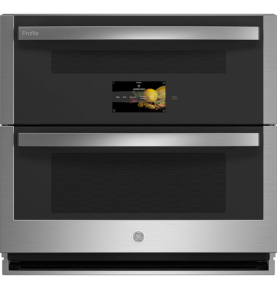 GE Profile - 30" Built-In Double Electric Convection Wall Oven with WiFi - Stainless Steel product image