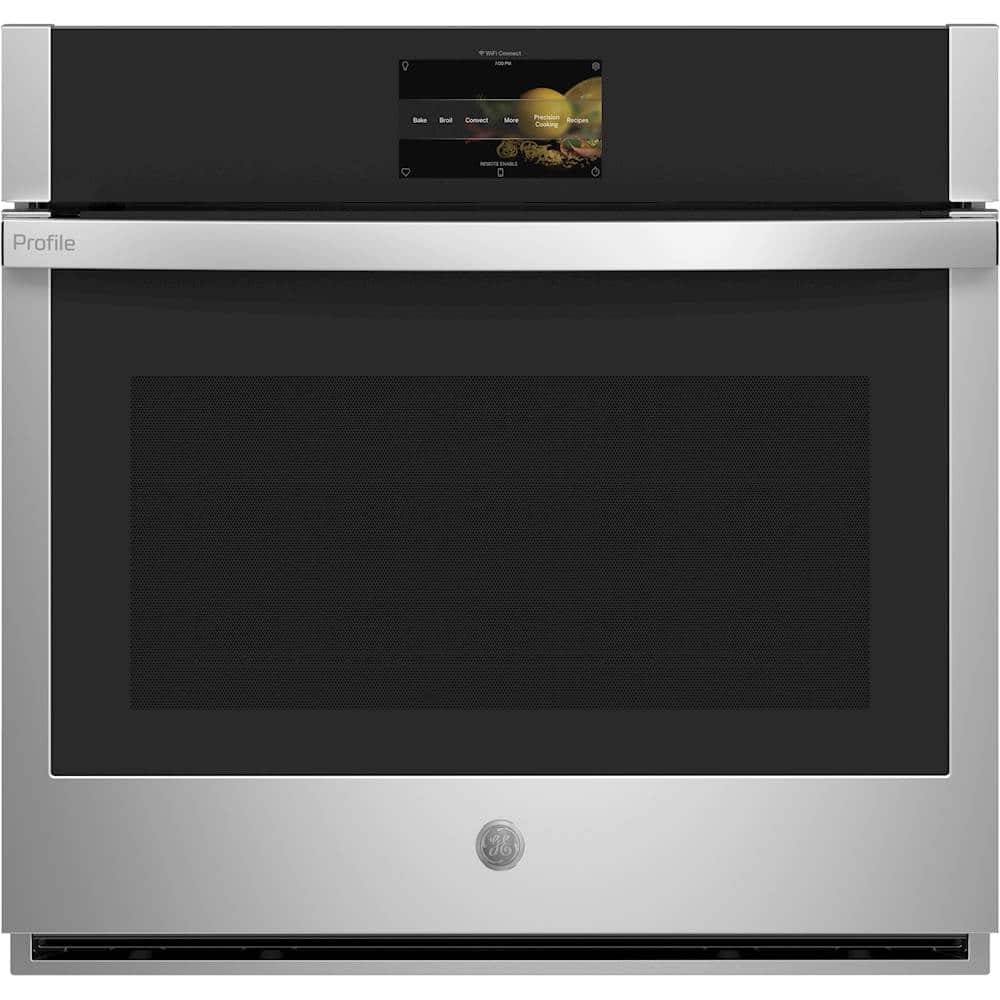 GE Profile - 30" Smart Built-In Single Electric Convection Wall Oven with Air Fry & In-Oven Camera - Stainless Steel product…