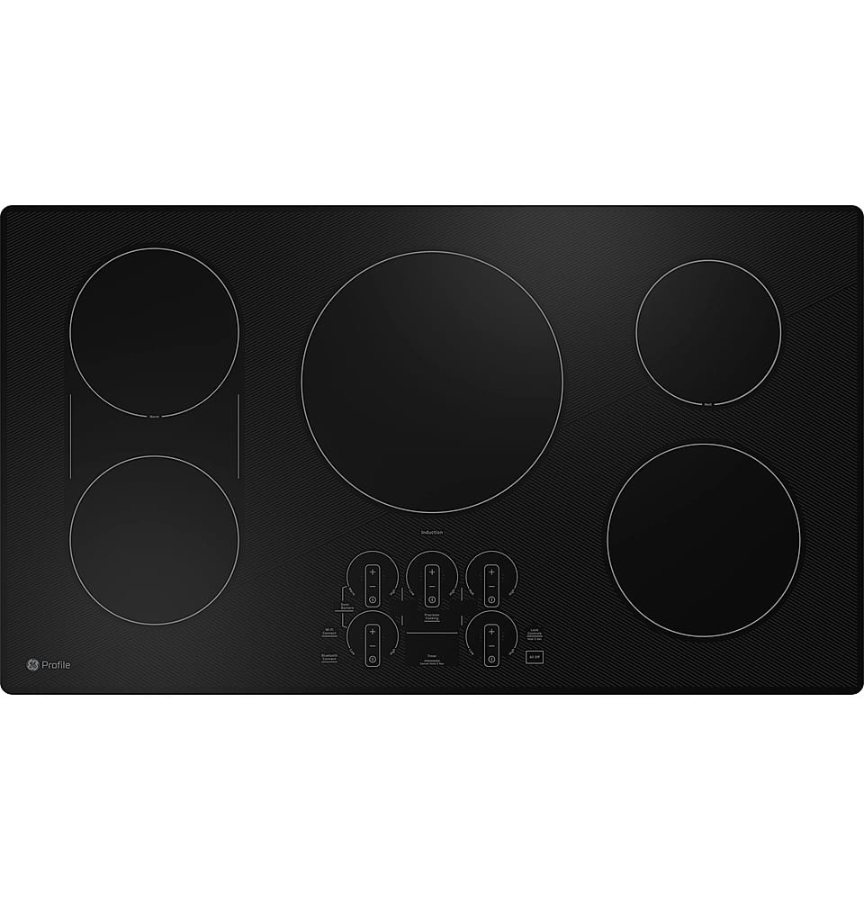 GE Profile - ENERGY STAR 36" Built-In Touch Control Electric Induction Cooktop - Black product image