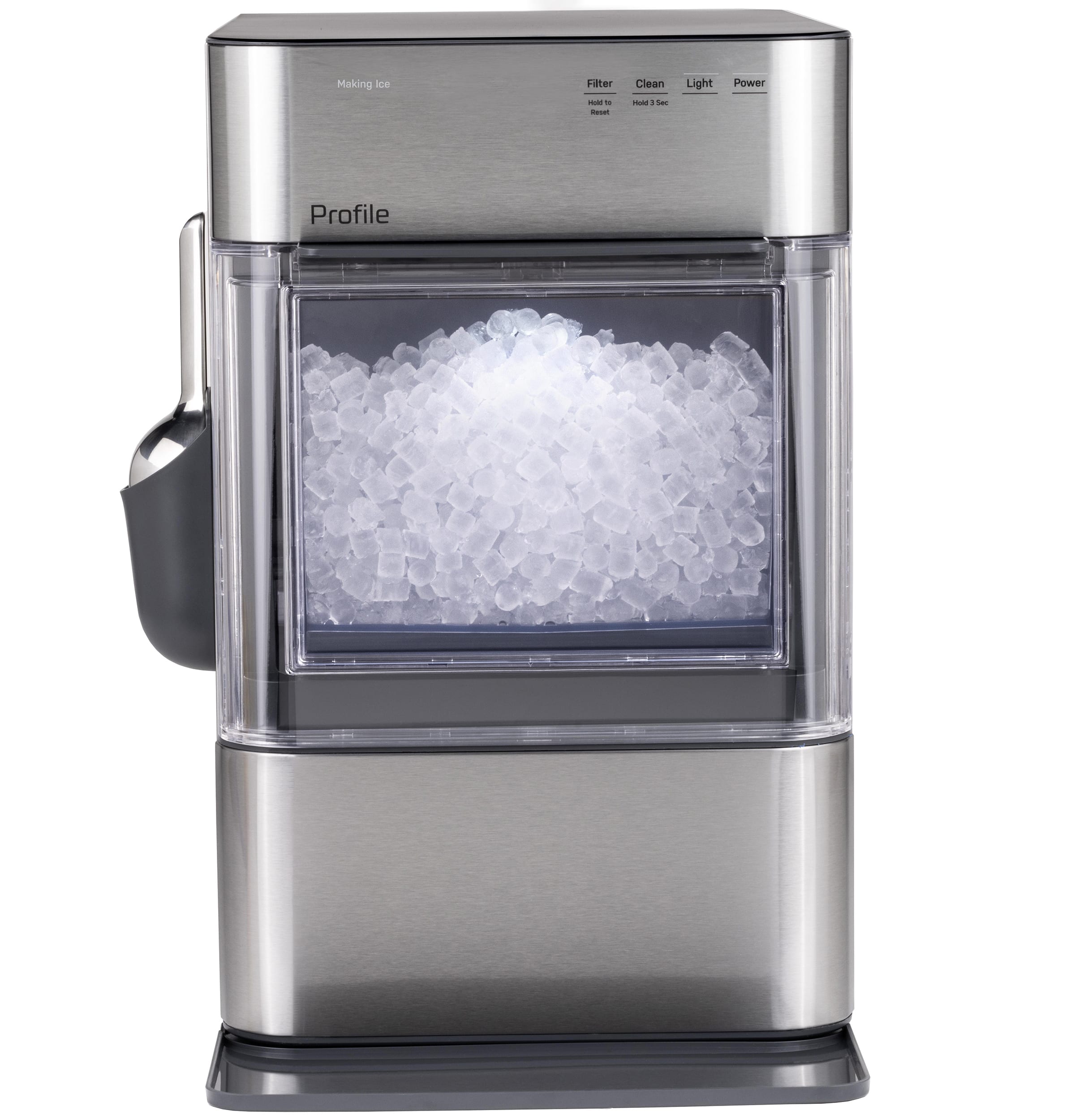 GE Profile - Opal 2.0 Ultra Nugget Ice Maker with Scale Inhibiting Filter - Stainless Steel product image