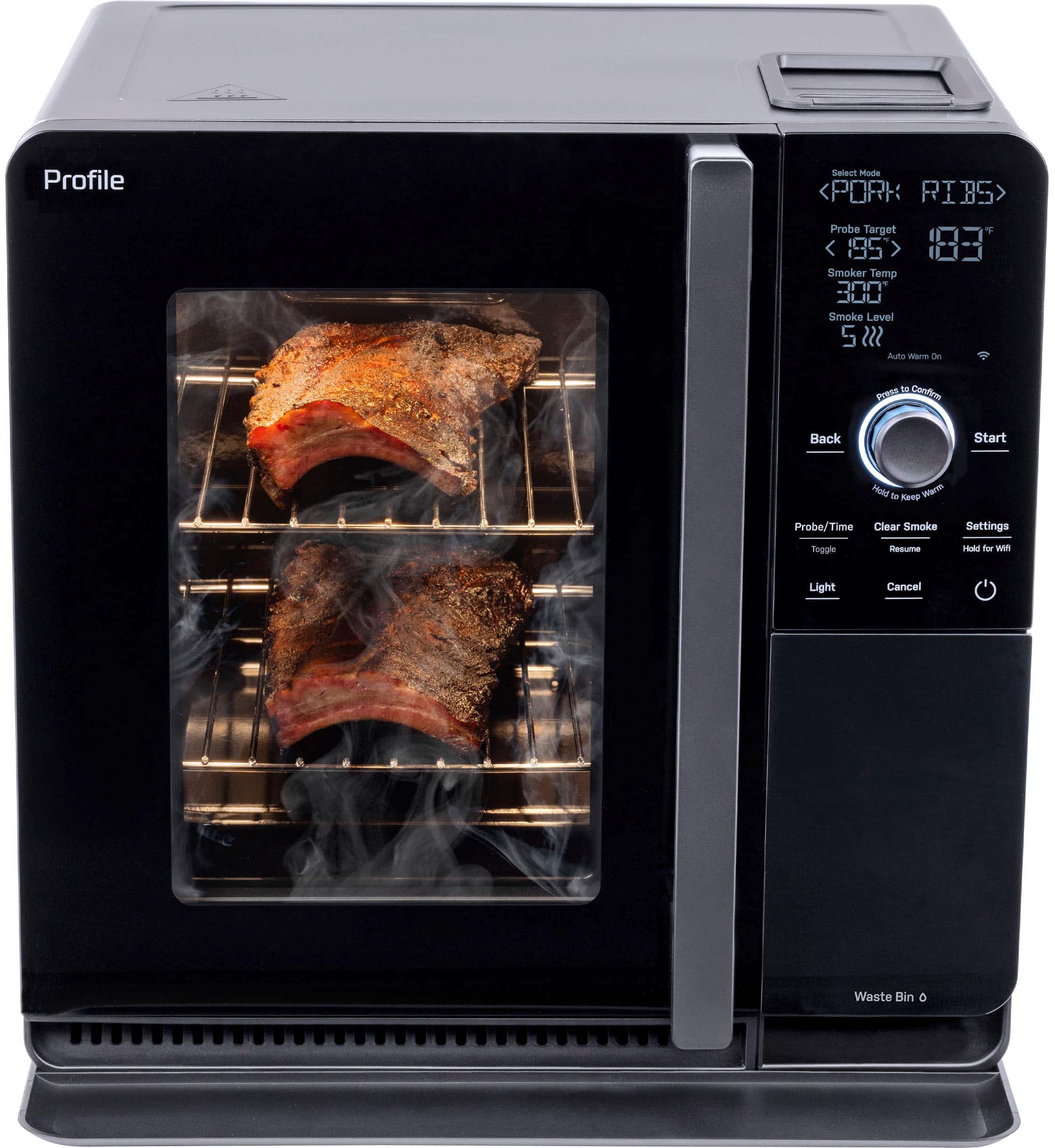 GE Profile - Smart Indoor Smoker - Black product image