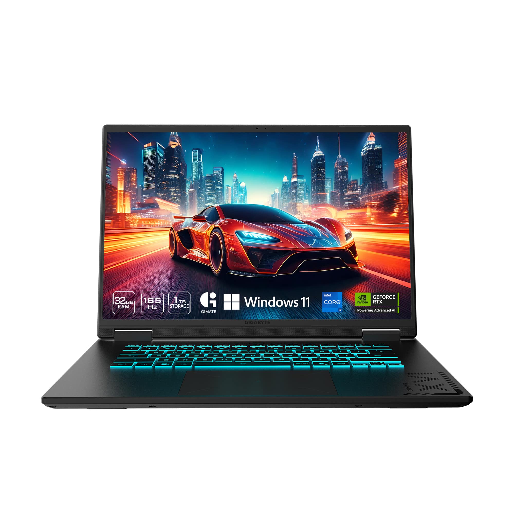GIGABYTE - GAMING A16 - 16" 165Hz 1920x1200 WUXGA Intel Core i7-13620H - 1TB SSD - 32GB DDR5 RAM - GeForce RTX 5060 - Black…