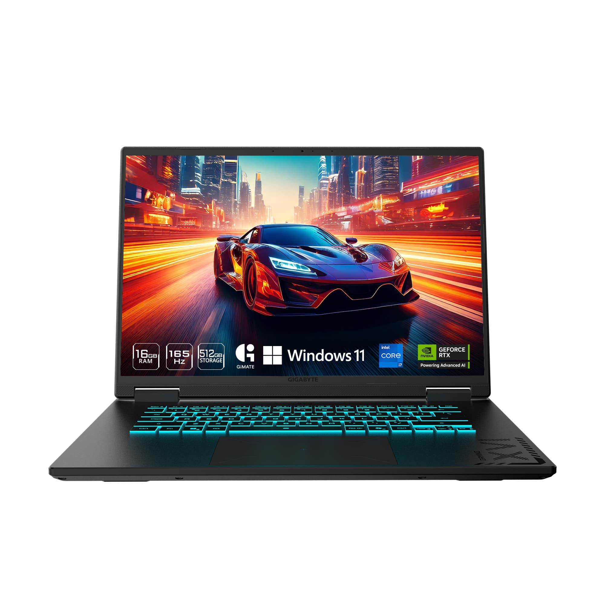 GIGABYTE - GAMING A16 - 16" 165Hz 1920x1200 WUXGA Intel Core i7-13620H - 512GB SSD - 16GB DDR5 RAM - GeForce RTX 4050 - Blac…
