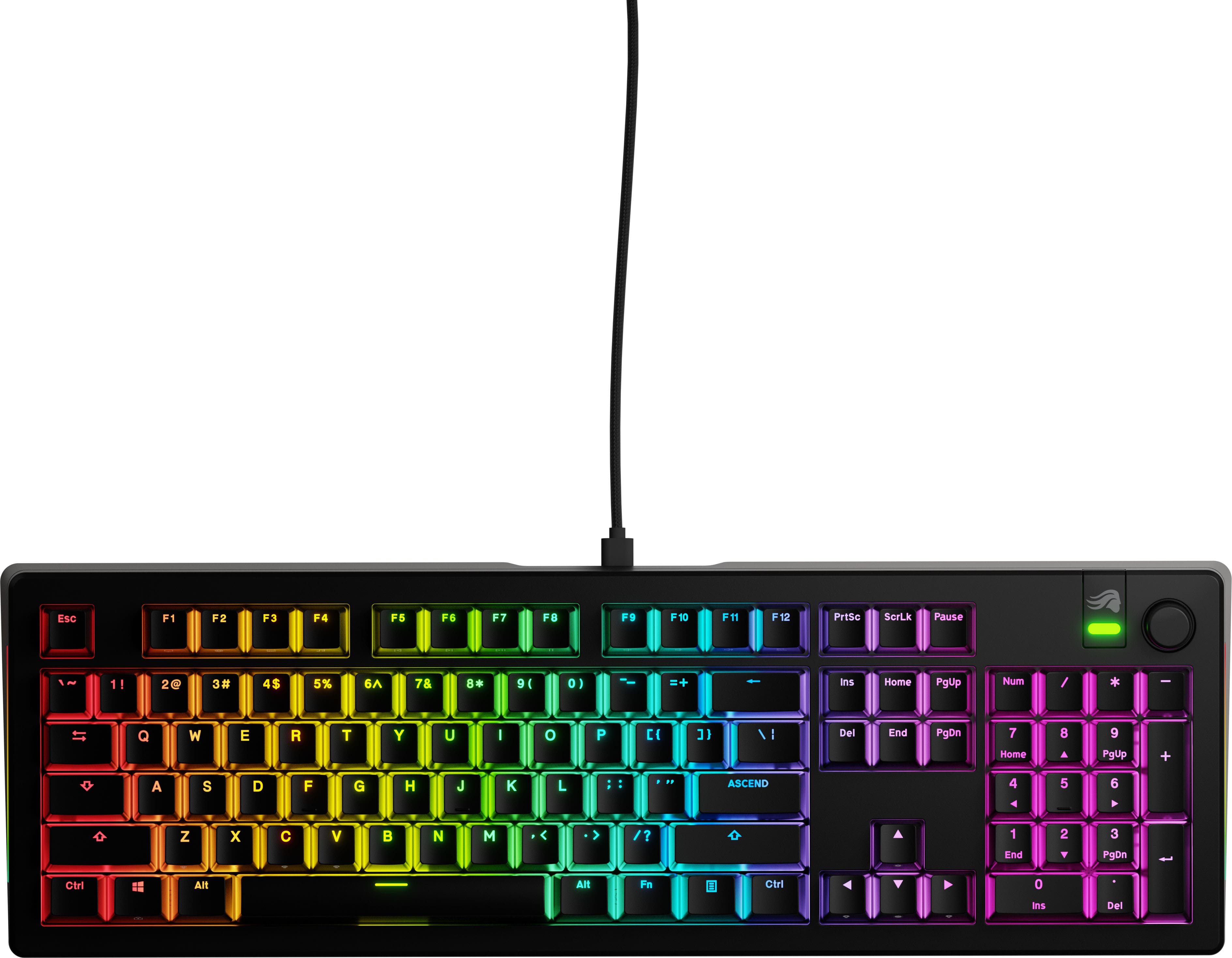 Glorious - GMMK 3 100% Wired Mechanical Linear Switch Gaming Keyboard with Hot-swappable Switches - Black product image