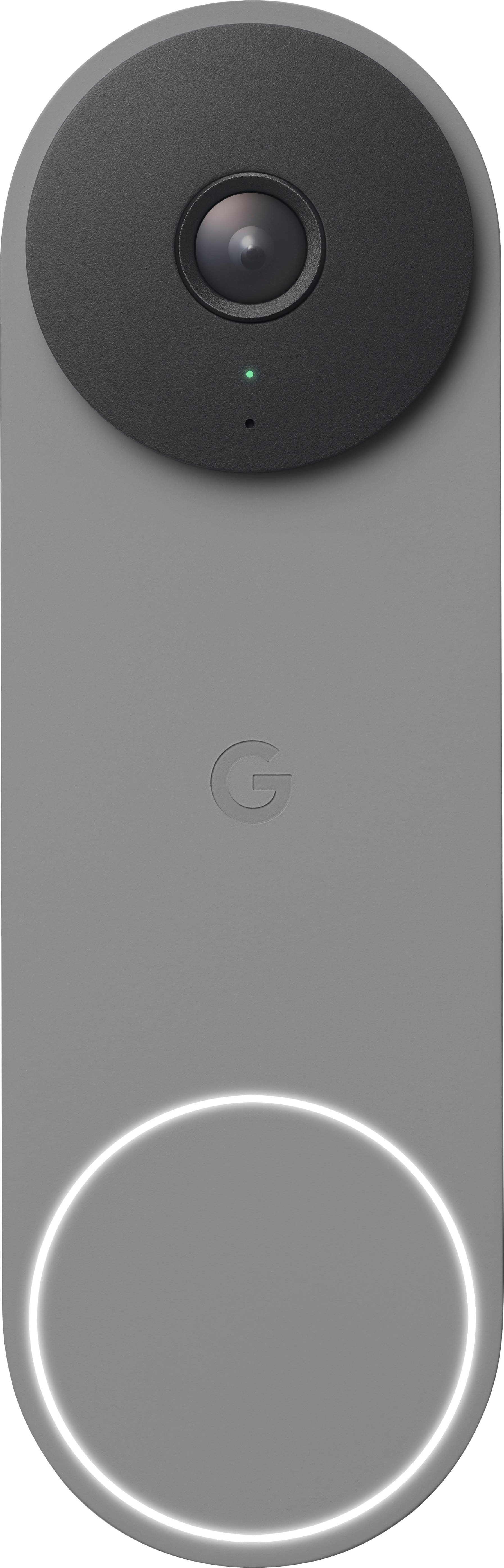 Google - Geek Squad Certified Refurbished Nest Doorbell Wired (2nd Generation) - Ash product image