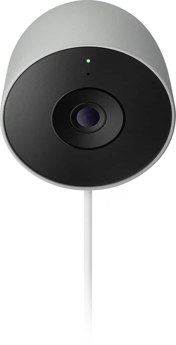 Google - Nest Cam Outdoor (wired, 2nd gen) - 2K Video and Gemini - 1-Pack - Hazel product image