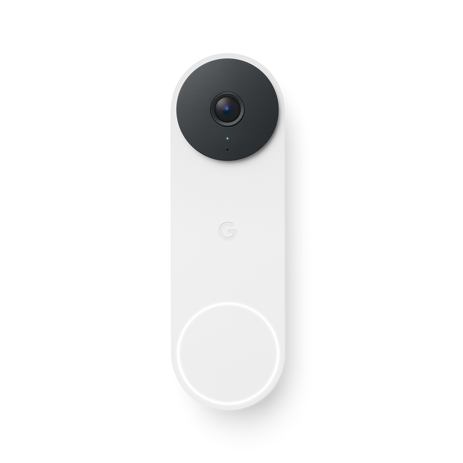 Google - Nest Doorbell (wired, 3rd gen) - Latest Model - 2K Video and Gemini - Snow product image