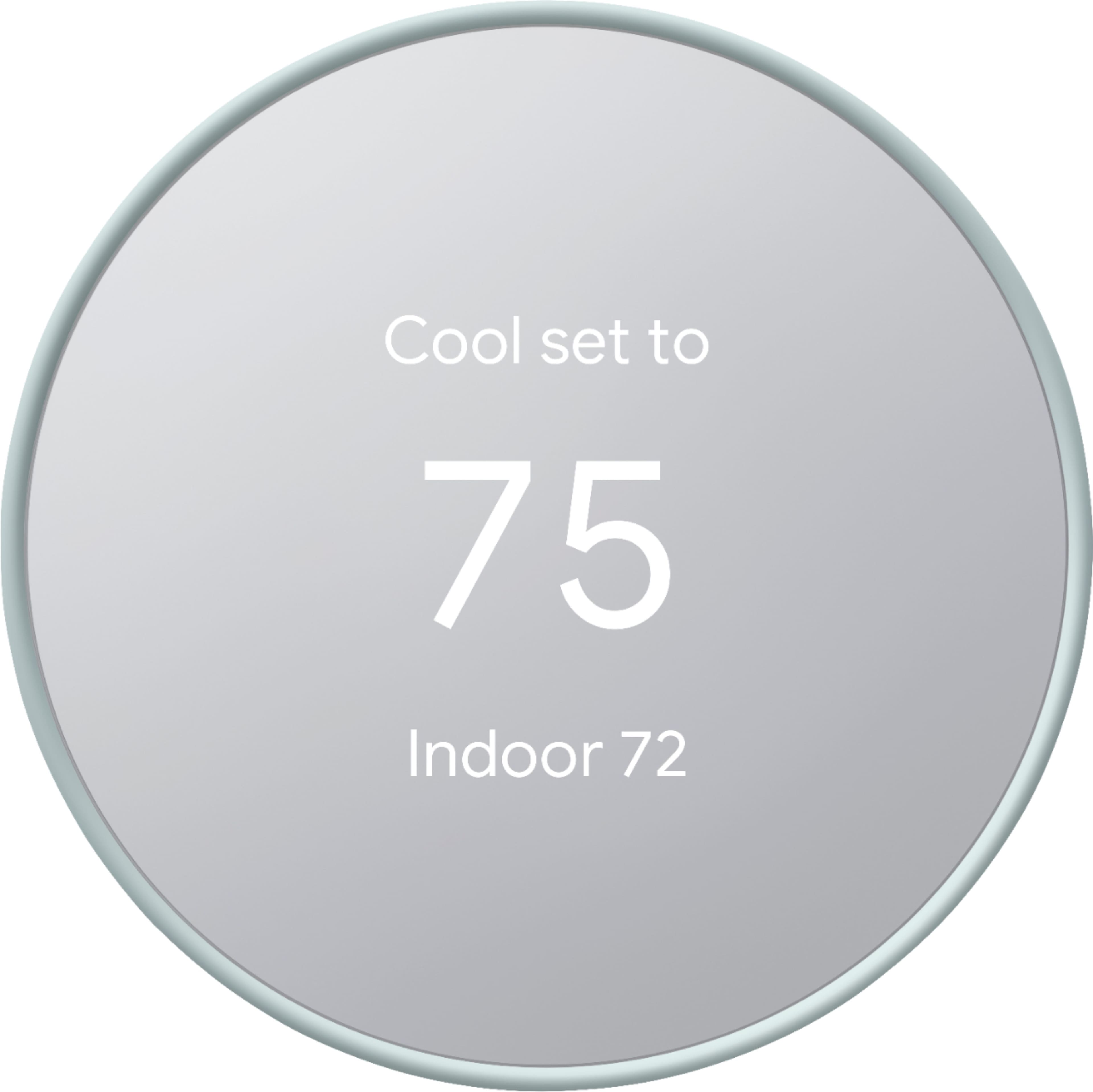 Google - Nest Thermostat - Programmable Wi-Fi Smart Thermostat - Fog product image