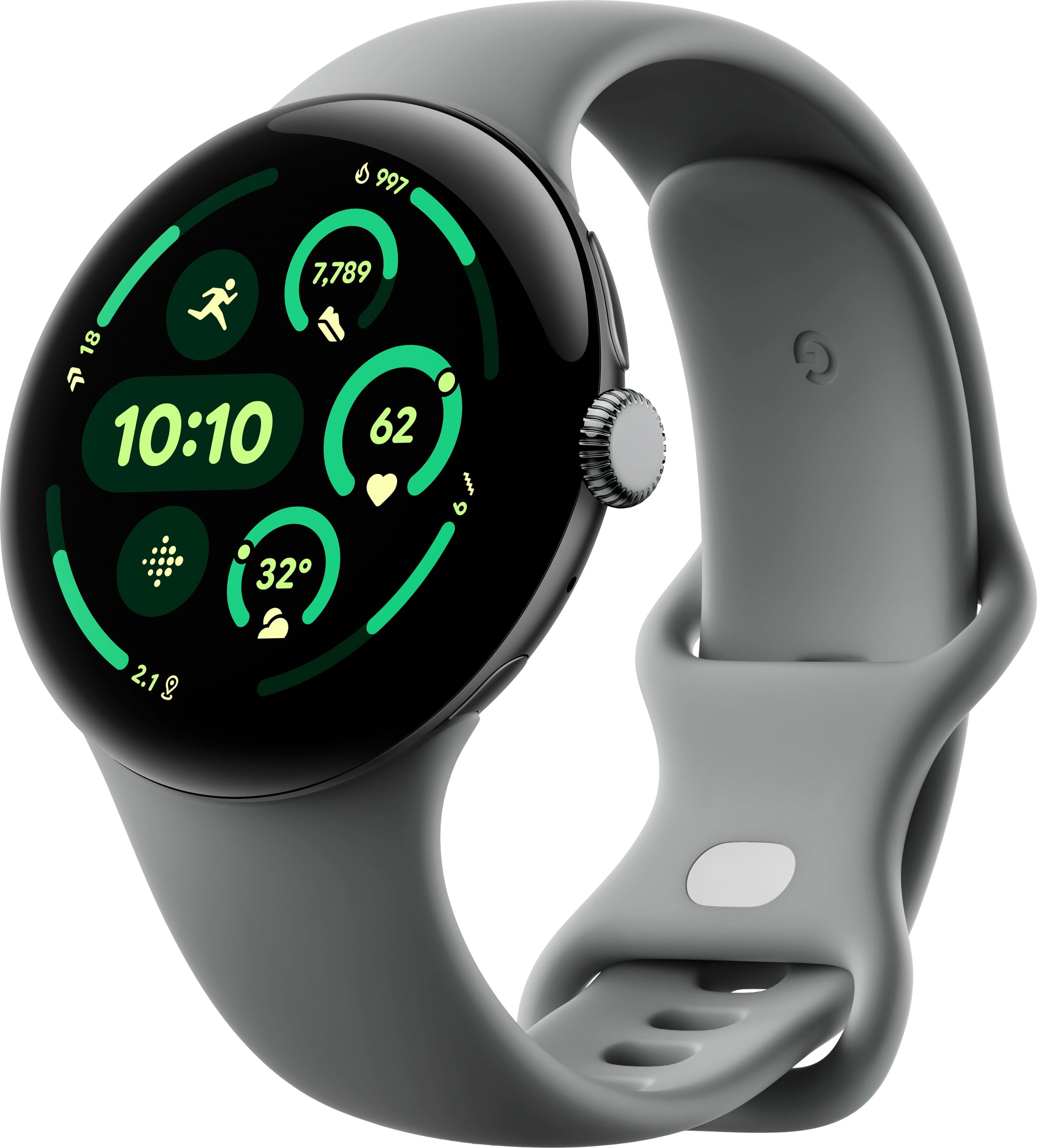 Google - Pixel Watch 3 (45mm) Smartwatch with Hazel Band - LTE - Matte Hazel - (2024) product image