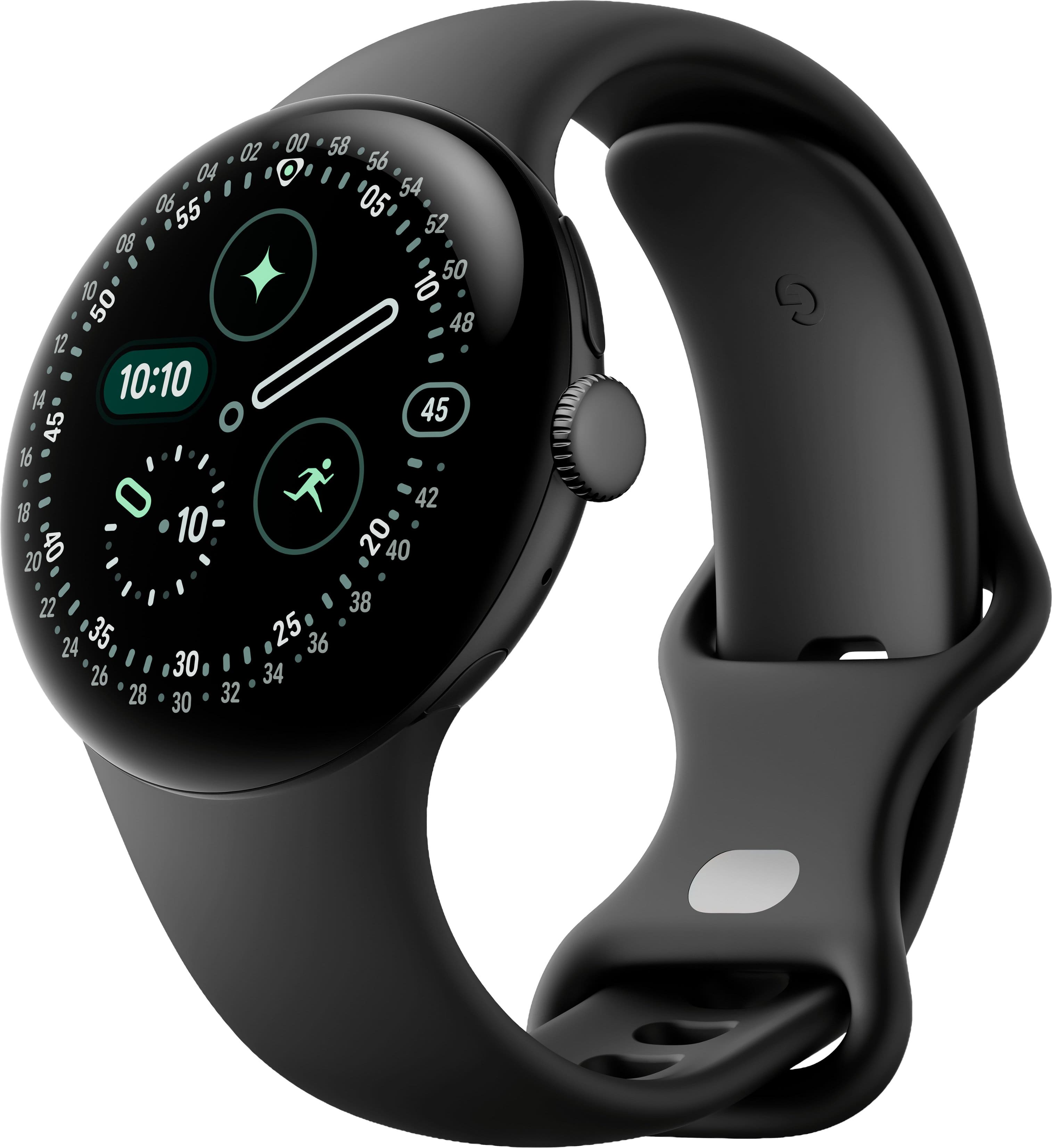 Google - Pixel Watch 4 (41mm) - LTE - Matte Black Case - Obsidian Band - (2025) product image
