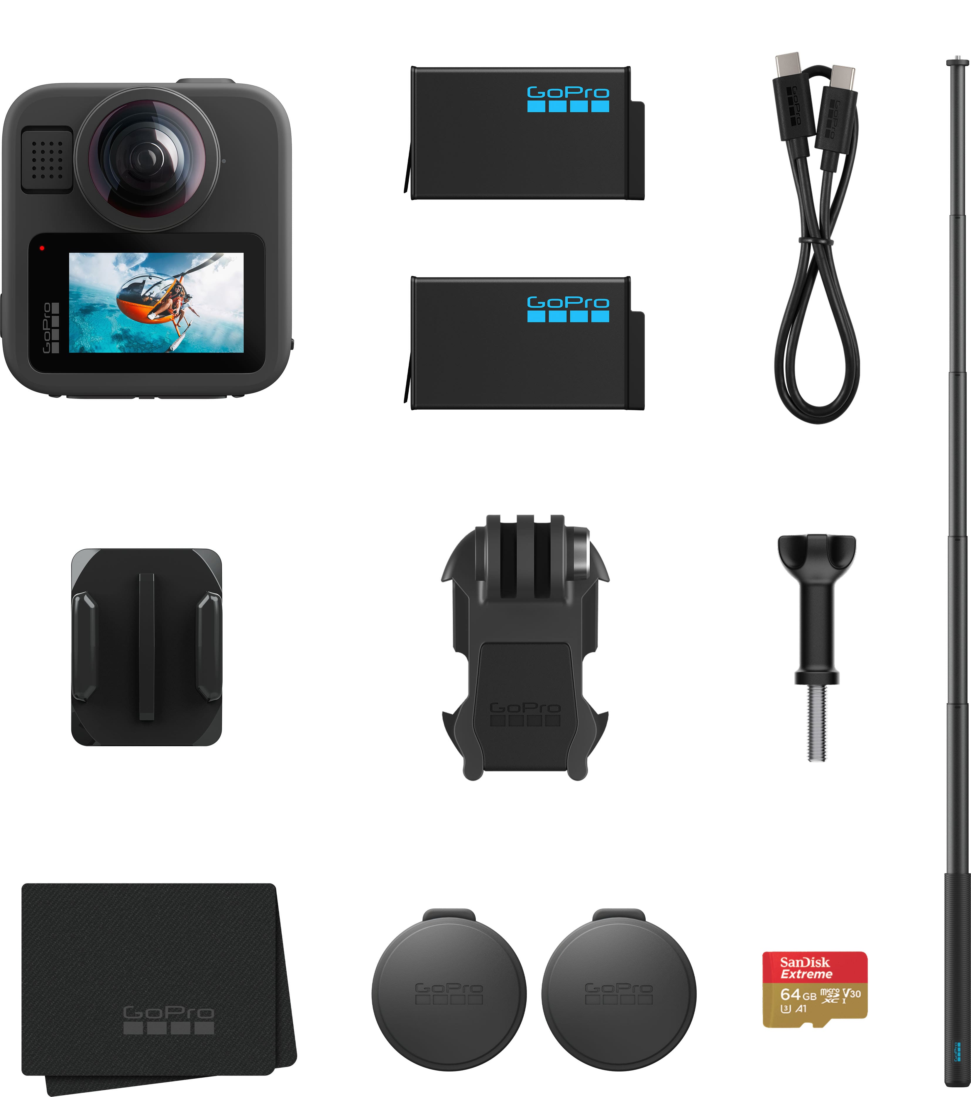 GoPro - MAX2 Action Camera Accessory Bundle - Black product image