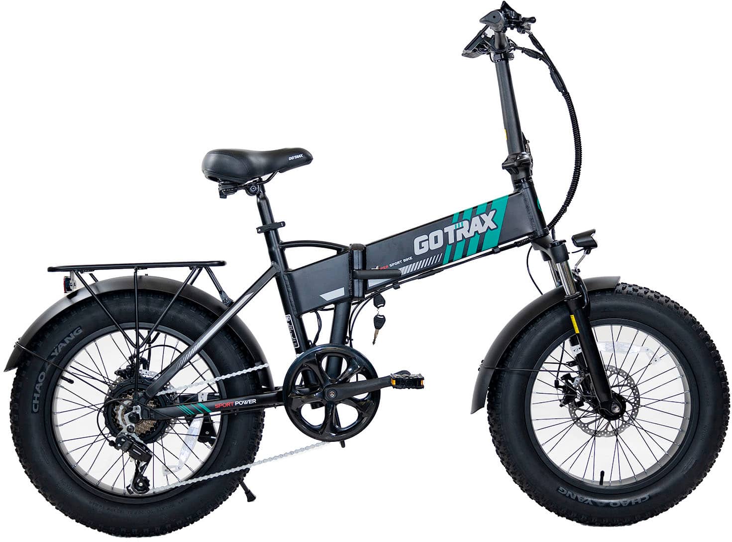 GoTrax - Z4 PRO Foldable Ebike w/ up to 40mi Max Operating Range and 28 mph Max Speed - Black product image