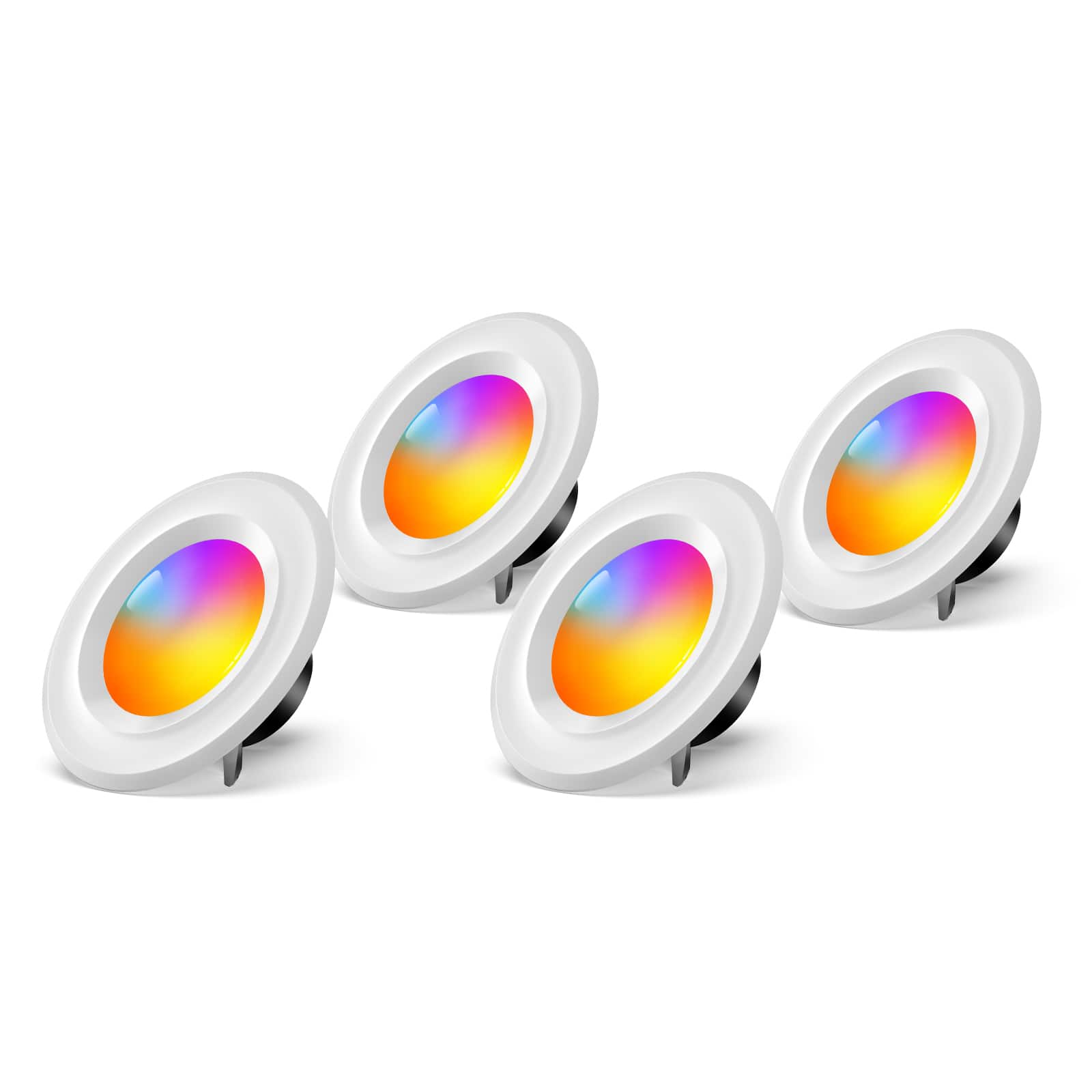 Govee - Smart Recessed Downlight 6inch-4pk - Multi product image