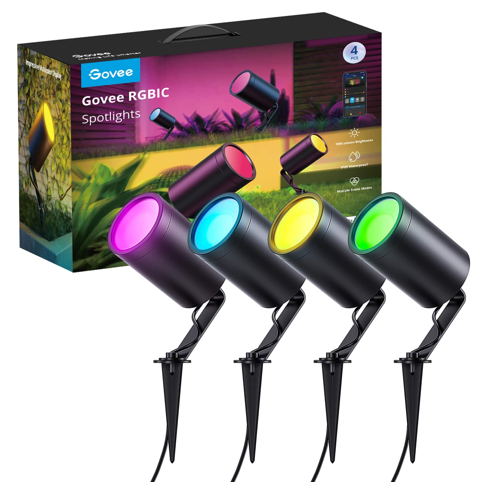 Govee - Spotlights 4 Packs - Multi product image