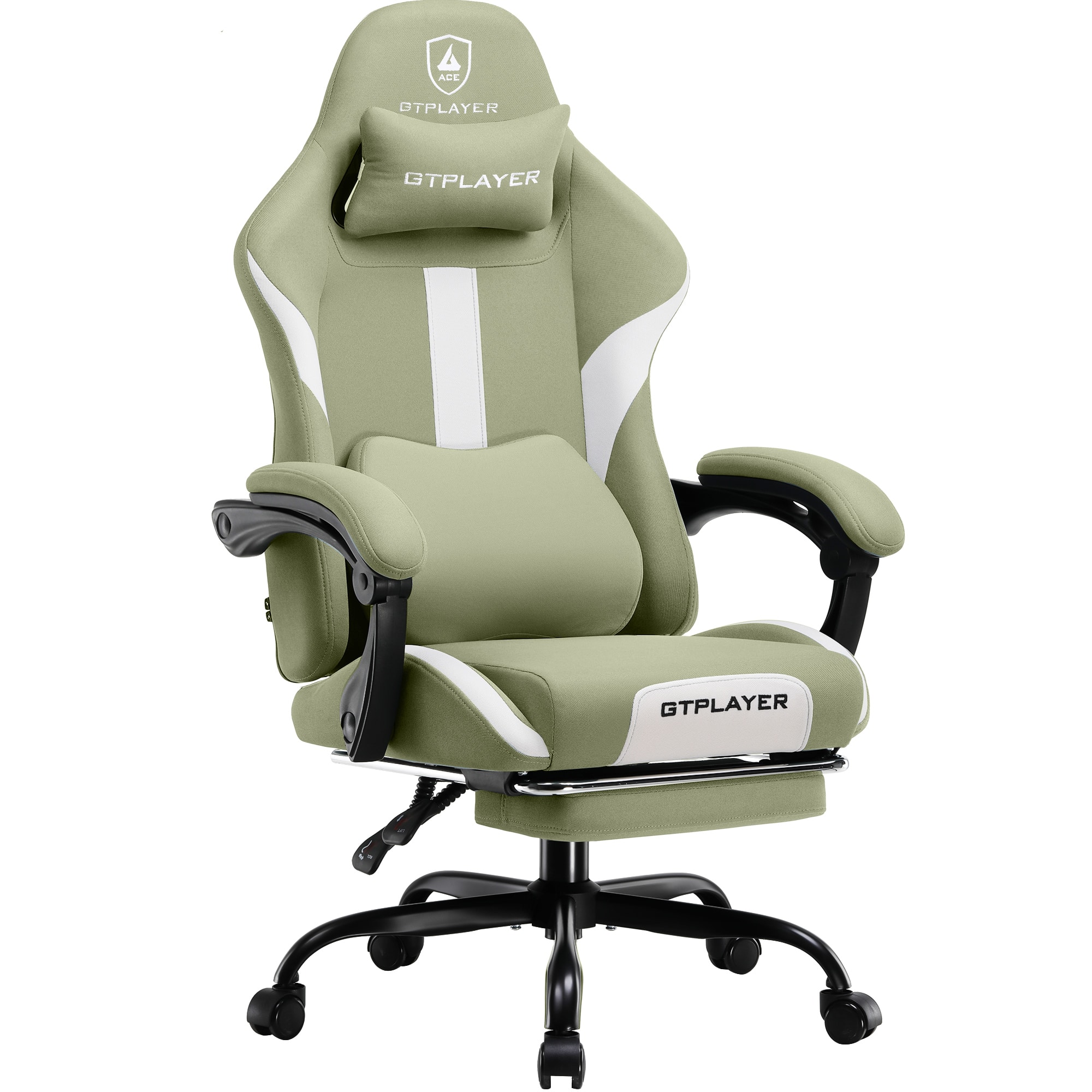GTPlayer - GT905 Adjustable Gaming Chair with Breathable Fabric - Green product image