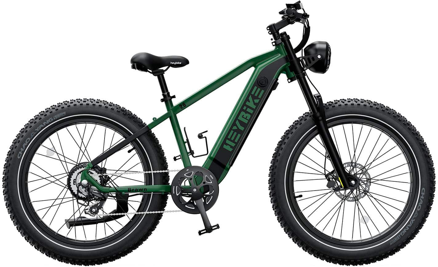 Heybike - Brawn Ebike w/ 65mi Max Operating Range & 28 mph Max Speed-for Any Terrain-UL Certified - Green product image