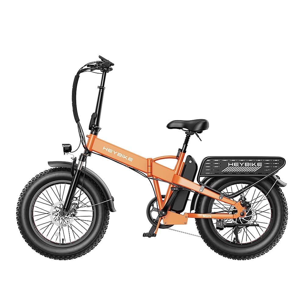 Heybike - Mars 2.0 Foldable E-bike w/ 45mi Max Operating Range & 28 mph Max Speed-UL Certified - Black product image